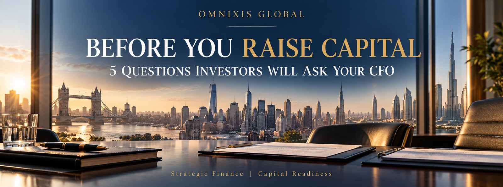 OMNIXIS Global: Before You Raise Capital, five questions investors will ask your CFO