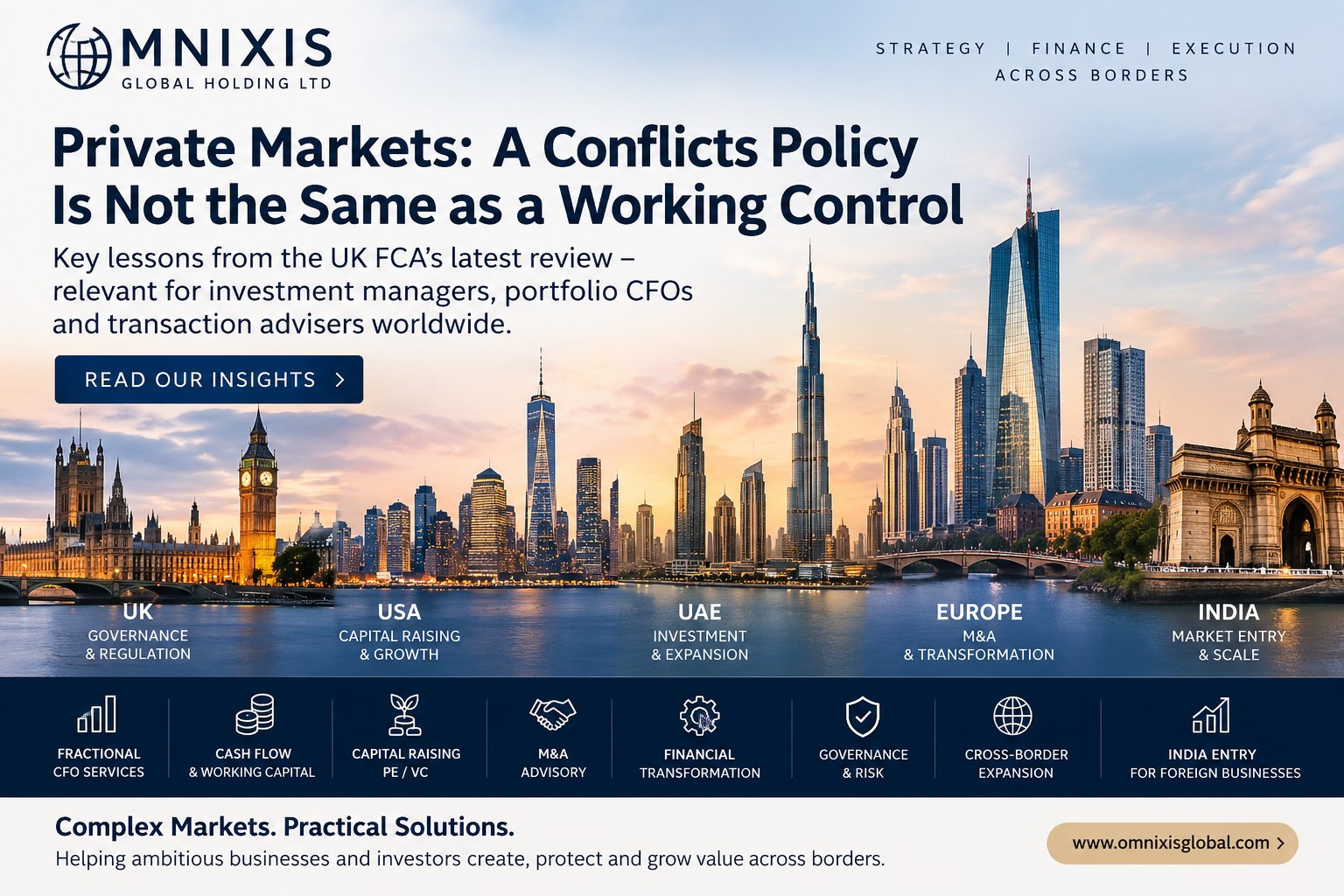 OMNIXIS Global branded image: Private Markets — A Conflicts Policy Is Not the Same as a Working Control